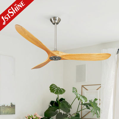 寝室のためのリモート・コントロール装飾的な60インチの天井に付いている扇風機の木製の設計