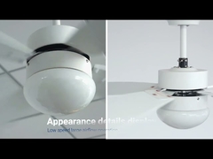 チェーン様式 ROHS 静かな天井ファン 42 インチの家のための装飾的を引いて下さい