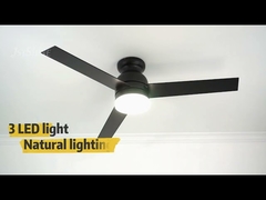 5 速リモコン装飾天井ファン Mdf ブレード黒いプラスチック