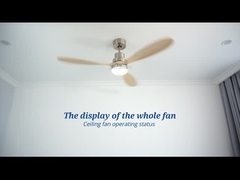 OEMのスマートな110v純木の天井に付いている扇風機は変更ACモーターを着色する