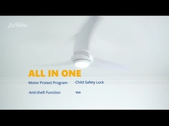 静かな天井に付いている扇風機の白い現代ABSファンDcはリモート・コントロールの天井に付いている扇風機を導いた