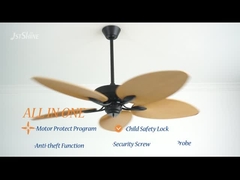 熱帯様式の天井に付いている扇風機リモート・コントロールの天井に付いている扇風機56インチのdcモーター5刃の