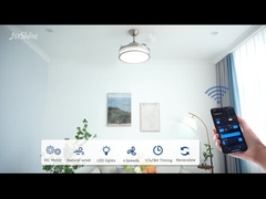 目に見えない天井扇風機 賢明 暗くなるLEDライト 3Pc ブレイド 室内寝室