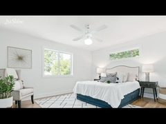 伝統的な 35W 装飾的な天井扇風機 引鎖 4 ベッドルームのためのMDFブレード