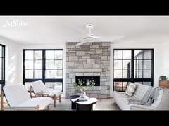 52インチ 白い天井扇風機 ライトなし ABS ブレイド スマート APP コントロール