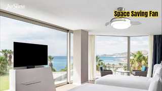 36 インチ格納式シーリングファン LED ライト