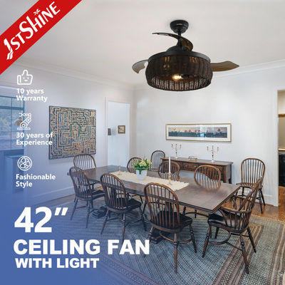 良い値段 リモート・コントロールおりに入れられた軽い天井に付いている扇風機、装飾的なLEDの天井に付いている扇風機 オンライン